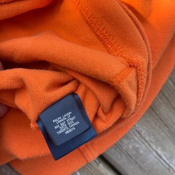 Polo by Ralph Lauren Men's Vibrant Orange Hoodie - Picture 4 of 11
